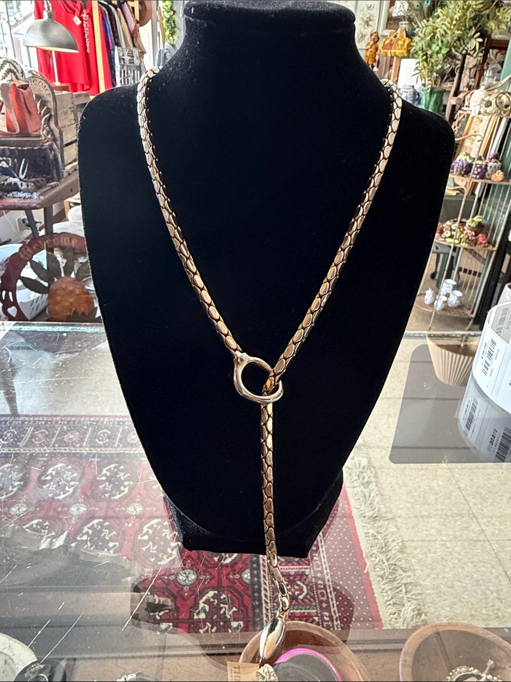 Gold-Tone Lariat Necklace - Women Jewelry